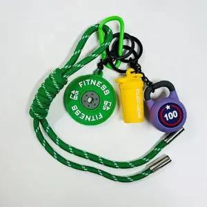 운동 열쇠고리 키링 바벨 종합 1P 키홀더 가방 장식 (WFK5U96)