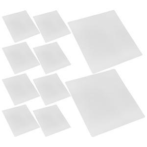 3D 펜호환  투명 드로잉 템플릿 10개 클리어 스텐실 매트 DIY 아트 공예 디자인 재사호환  가능 키트 펜