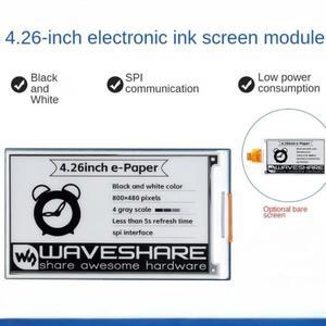 4.26인치 e-Paper e-ink 스크린 베어 800 x 픽셀 SPI 통신