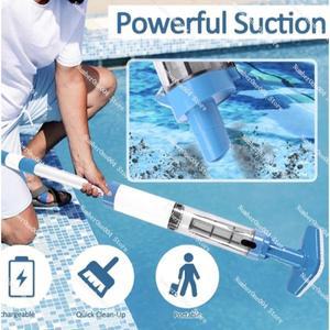 무선 수영장 청소기 - 온수 욕조, 어항 및 충전식 수중 휴대용 먼지 흡입기