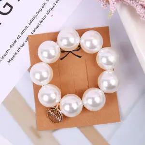 진주 볼 코인 헤어밴드 헤어슈슈 똥머리