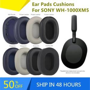 소니 WH 1000XM5 헤드폰 액세서리 이어 패드 헤드셋 쿠션 수리 부품 단백질 가죽 용 교체