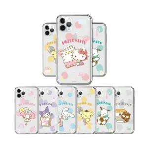 갤럭시 A17 케이스 A175 A176-산리오 매달리기 투명 젤리 케이스