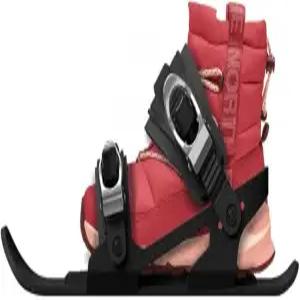 미니스키 초보자용 휴대용 조절식 숏스키 세트 겨울 스포츠 스키플레이트 보관용