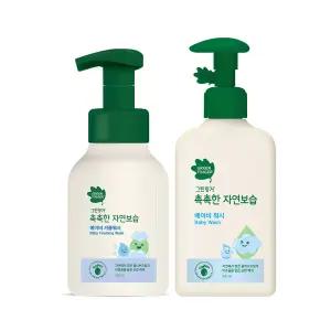그린핑거 촉촉한 자연보습 베이비 워시 320ml x 3