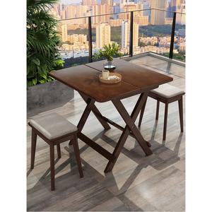 탁자 접이식 평상 원목 원룸 테라스 야외 베란다 의자 데크 옥상 식탁