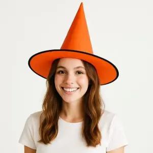 할로윈 마녀 모자 분장소품 다양한 색상 꼬깔 (WFK9UVY)