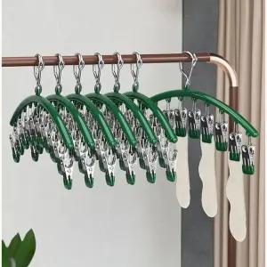 양말 빨래집게 옷걸이 모자 집게형걸이 다용도 건조대 (WFK934T)