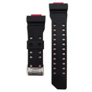 지샥 호환 시계줄 우레탄 GA-400 모델 시계줄 BK-RD WA43181