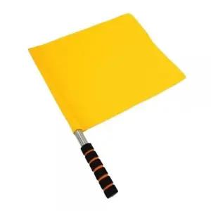 단색 체육대회 깃발 옐로우 컬러 응원 깃발 (WFK93O9)