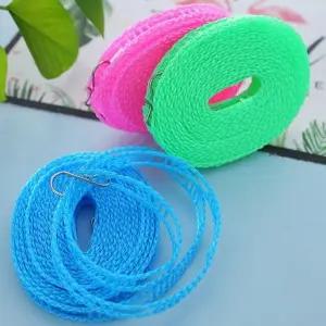 고품질 빨래줄 휴대용 사다리 빨래줄 5M 와이어빨래줄 칸칸빨래줄 (WFK9H72)