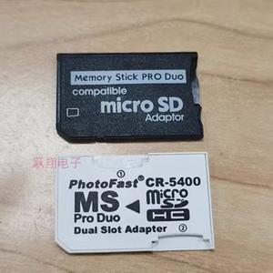 CR-5400 듀얼 마이크로 SD TF-메모리 스틱 MS 프로 듀오 어댑터 PSP용 로트당 20개