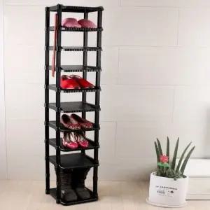 좁은현관신발정리대 신발진열장 아파트 좁은현관 틈새 신발수납대 부츠형 (WFKA29O)
