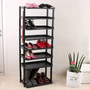 좁은현관신발정리대 슈즈선반 아파트 좁은현관 틈새 신발수납대 부츠형 (WFKA29W)