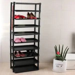 좁은현관신발정리대 간이슈즈랙 아파트 좁은현관 틈새 신발수납대 20켤레 (WFKA296)