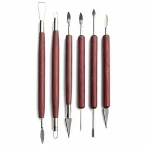 6p도예도구 찰흙스컬피세트 찰흙 6p 클레이 도예스크래퍼 6종 (WFK9YUJ)