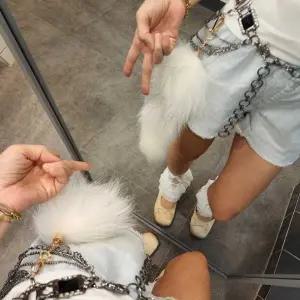 폭스퍼 여우꼬리 가방키링 백참 백꾸 댄스 소품 (WFK9YQG)