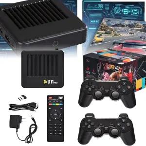 올 8비트 G11 프로 게임 박스 콘솔 G-11 2025년 신제품 10만 4k 빈티지 스틱 2.4g 무선 듀얼 컨트롤러 TV용