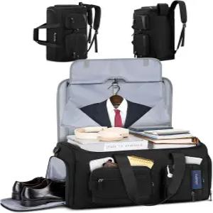 여행용 레인모어 컨버터블 의류 가방 옷걸이용 45L 더플백 어깨끈이 달린 출장용 정장 여행 1개 중 3개