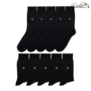 아놀드파마 남성 장목양말 발목긴 신사용 정장 양말 10족 세트 국산 선물