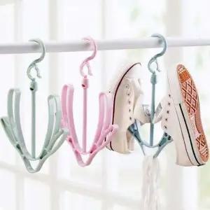 미니 빨래 건조대 신발 옷걸이형 의류 모자걸이 정리대 (WFK9WJU)
