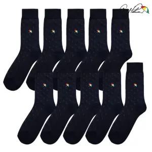 [아놀드파마]아놀드파마 남자정장양말 구두 양복 발목긴 신사용 장목 양말 10족 세트 국산