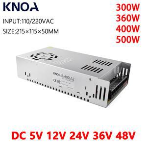 새로운 LED 전원 공급 장치 5V 12V 24V 36V 48V 300W 360W 400W 500W 600W 소스 변압기 AC SMPS 모터