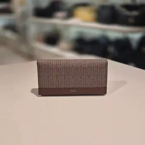 [닥스] DBHO6E757 [헤링본PVC] 브라운 가죽콤비 명함지갑 닥스핸드백 닥스가방 DBHO6E757W3