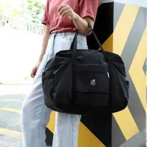 [라일리] Rly 기내용 여행용 접이식 캐리어 보조 가방 결합형  44243495)