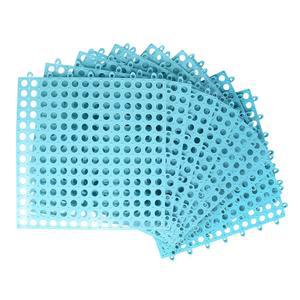 배수구 미끄럼 방지 풀 매트 스플라이싱 샤워 매트가 있는 16팩 12인치 x 연동 고무 바닥 타일 욕실, 배수구, 수영장, 파티오, 발코니, 개집, 파란색용 야외 쿠션