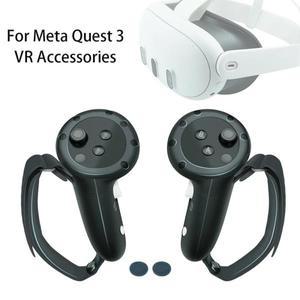 VR 액세서리 조이스틱 컨트롤러 그립 퀘스트 3 커버 낙하 방지 메타 용 조정 가능한 핸드