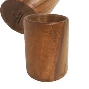 원형 원목 다용도통(대) CY-566 옻칠