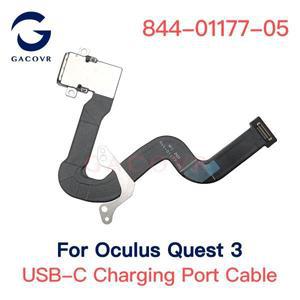 USB-C 충전 포트 플렉스 케이블 메타 오큘러스 퀘스트 3 VR 헤드셋용 DC 잭 844-01177-05