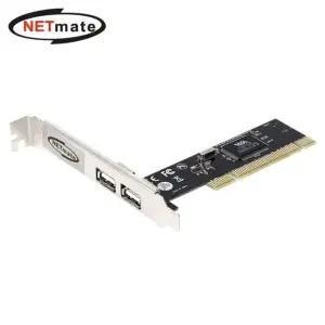 NETmate PCI USB 2.0 2포트 확장카드 브라켓