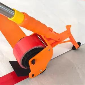 마스킹 테이프 롤러 가이드 스티커 장대 표시 기계 디스펜서 페인트 마킹기