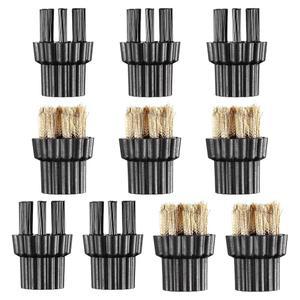 Happyyami 10PCS 스팀 걸레 브러시 헤드 황동 교체용 벌크 클리너 액세서리 하드 표면용