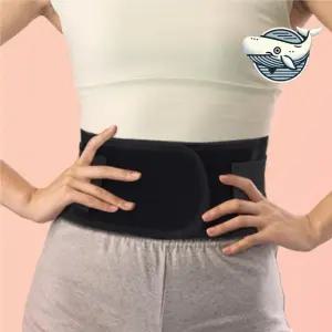온열 복부 찜질 허리 보온 벨트 무선 마사지형