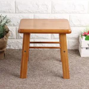 우드 내추럴 선반 보조의자 인테리어 간이의자
