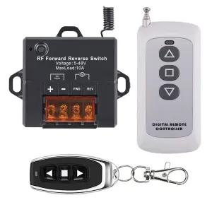 선형 액추에이터용 이상적인 WIN 무선 리모컨 스위치(5V-48V 10A 168피트) - 전기 게이트 롤러 셔터 윈치