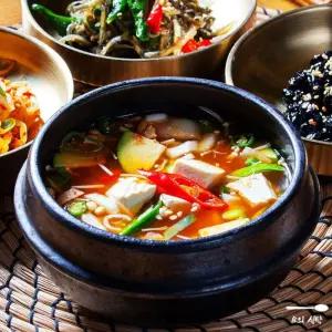 야채 집밥 된장찌개 두부 B의식탁 밀키트 2인분