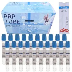 PRP 시스템용 튜브 10ml ACD 용액 A 및 분리용 젤 유리 (20팩)