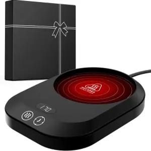 머그 워머 사무실용 또는 캔들 워밍업용 커피 3가지 온도 조절 기능이 있는 자동 차단 책상용 차 음료