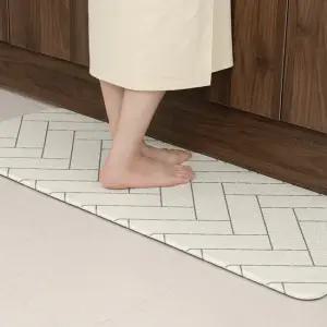 좋은쓰임 헤링본 키친매트 (특대)사이즈