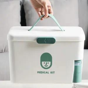 [골드스마일]투인원 가정용 구급상자 올리브