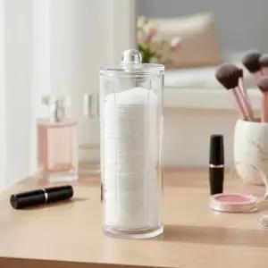 화장솜통 보관함 투명 케이스 (WFKAFLE)