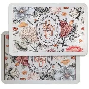 빨아쓰는 논슬립 규조토 욕실 발매트 플라워가든 (WFKAC9T)