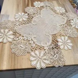 레이스 북유럽스타일 사각 테이블 러너 W9A0C33