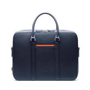 매버릭 & Co. 맨해튼 더블 지퍼 가죽 노트북 가방 - 16인치 남성용 서류 가방, 스타일리시한 비즈니스 여행 및 워크백, 내구성