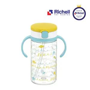 [리첼]릿첼 AQ 빨대컵 320ml 옐로우