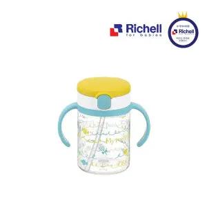 [리첼]릿첼 AQ 빨대컵 200ml 옐로우